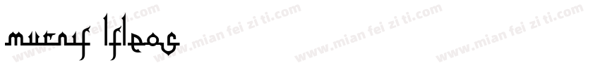 MURNIF 1f1eOS字体转换